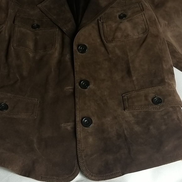 Eddie Bauer Suede Jacket - Picture 4 of 9